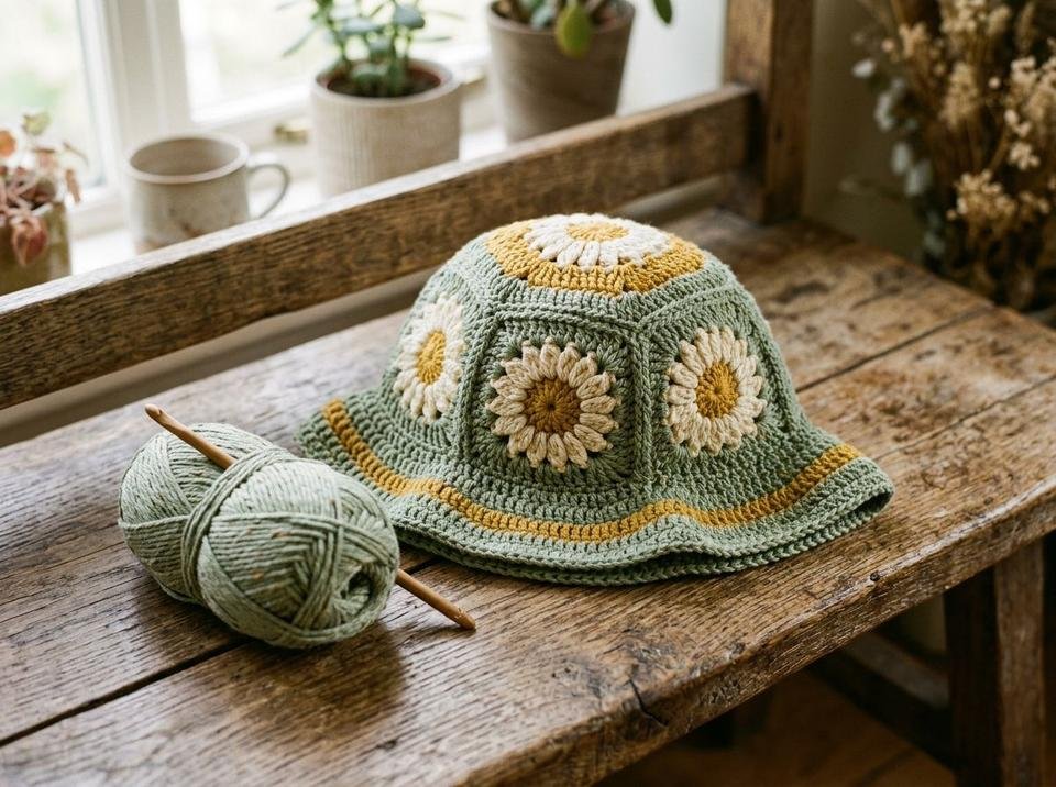 Cozy crochet table decor pieces